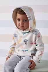 MAX FASHION Print Hoodie with Kangaroo Pocket - SMgarment's